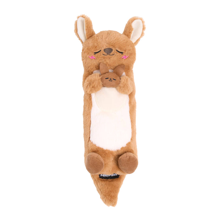 Snooziez with Shhhqueaker - Kangaroo - Silent Dog Toy