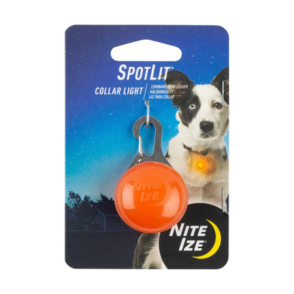 Nite Ize SpotLit Collar Light - Orange Plastic