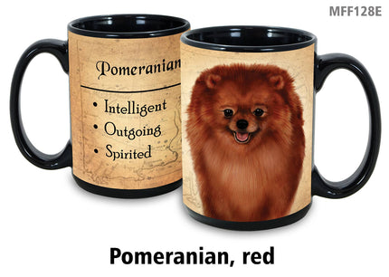 Pomeranian Red Mug Coffee Cup