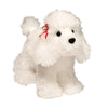 Poodle White Plush Dog Stuffed Animal 