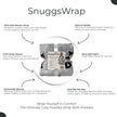 Black & White Cat Snugg Wraps with Hoodie – Ultra Soft Sherpa Fleece Wrap for Pet Lovers