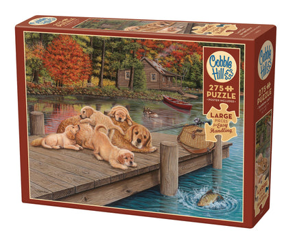 Lazy Day on the Dock 275pc puzzle