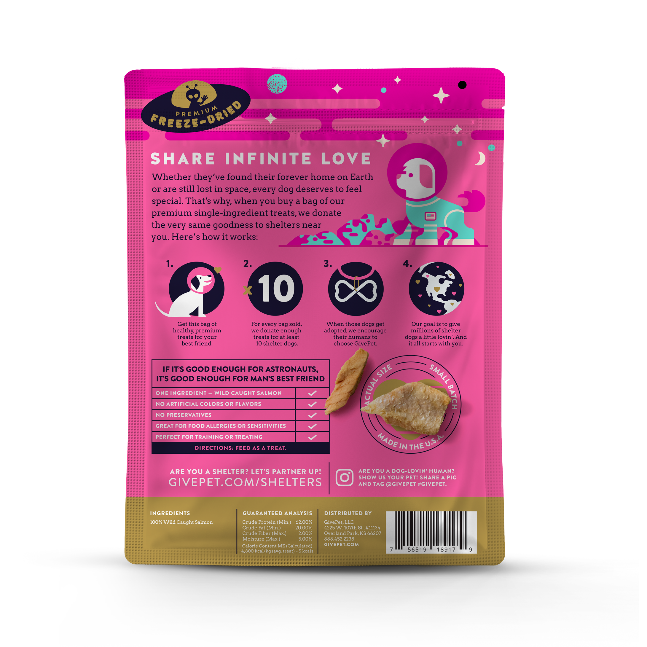 Astromutt Freeze-Dried Pet Treats