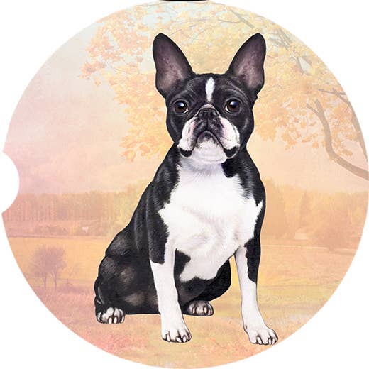 Boston Terrier Car Coaster