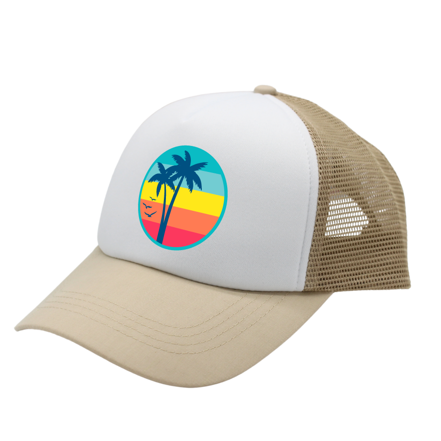 Trucker Hat for Dogs/Cats- Palm Trees
