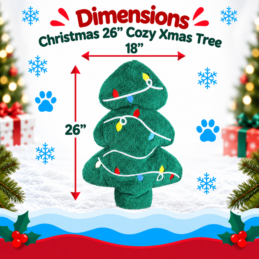 Dog Toy Christmas Tree 26