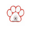 Maltese Paw Print Note Pad