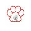 Maltese Paw Print Note Pad