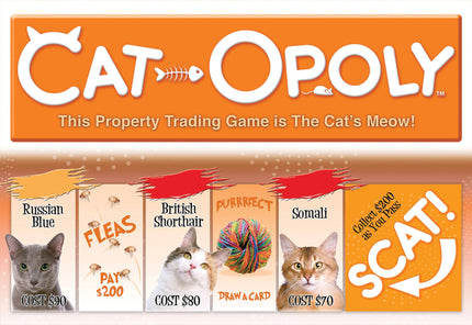 Cat-Opoly Board Game