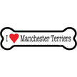 Manchester Terrier - Bone Shaped Magnet