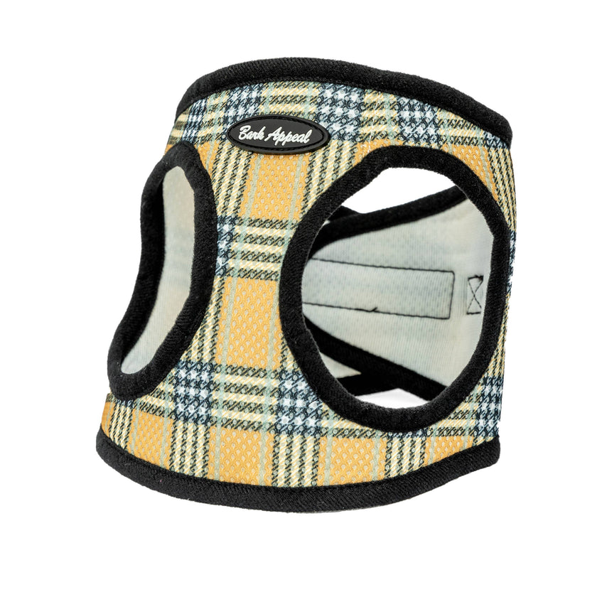Plaid Mesh Step in Harness