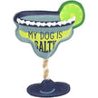 My Dog Is Salty Canvas Dog Toy on Rope