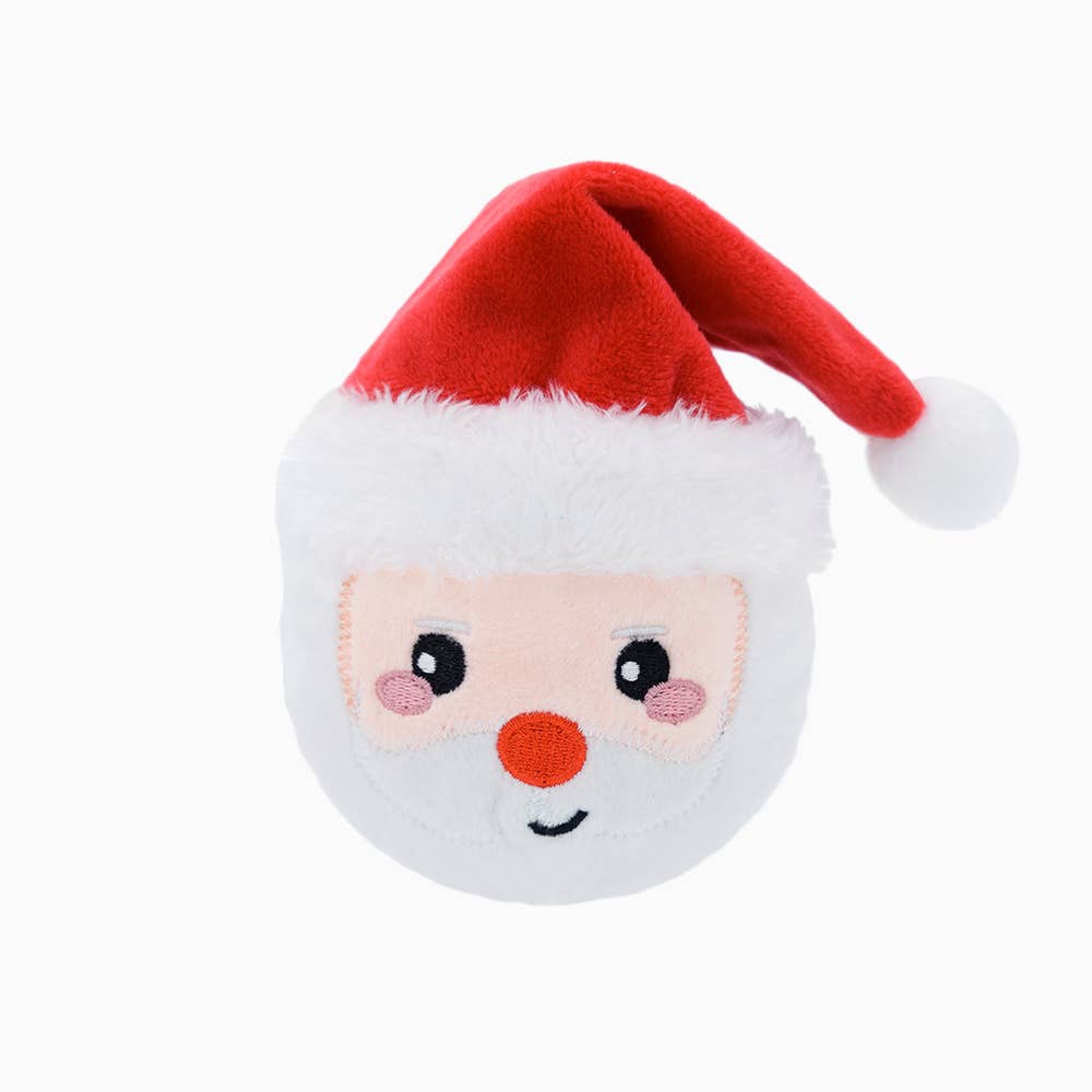 Dog Toy Santa Ball Christmas Happy Woofmas Ball Toy