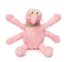 FuzzYard Dog Toy Scratchette Pink Flea Large