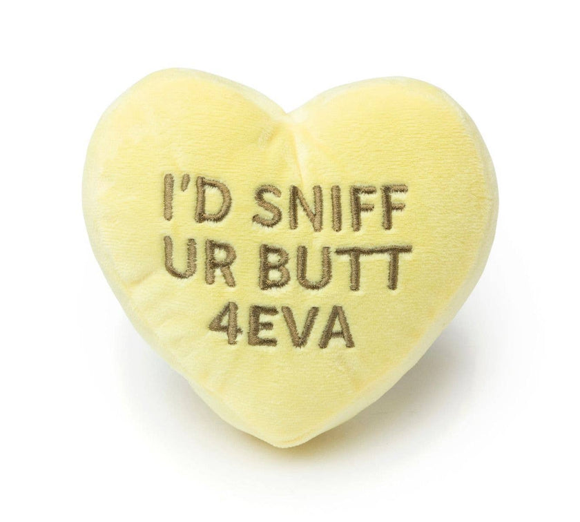 FuzzYard Dog Toy Candy Hearts-Each