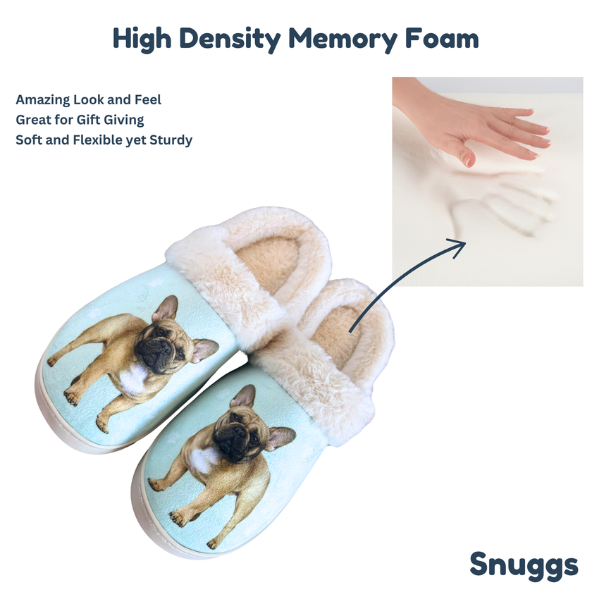 French Bulldog Dog Pet Lovers Comfy Snuggs Slippers