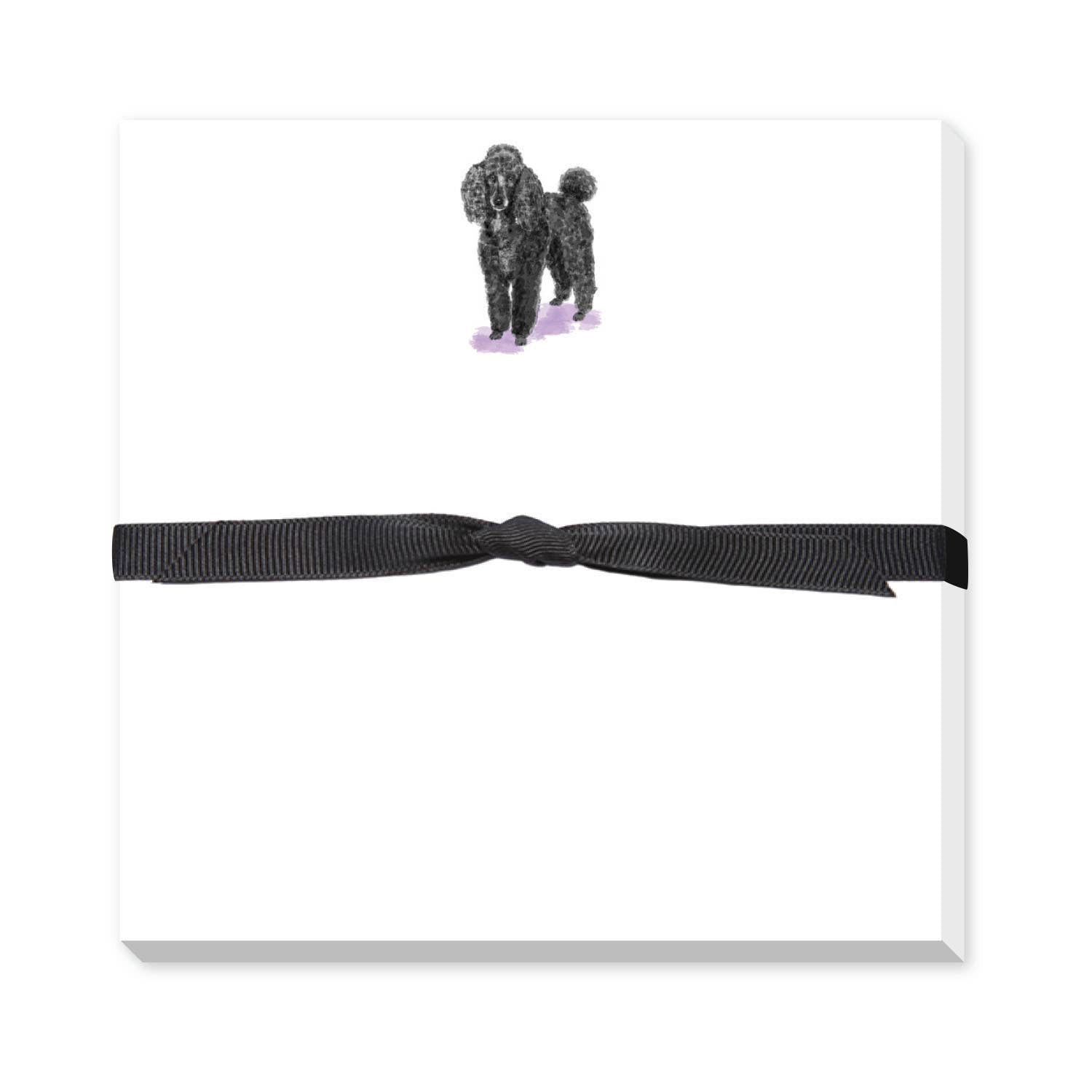 Poodle Black Memo Notepad