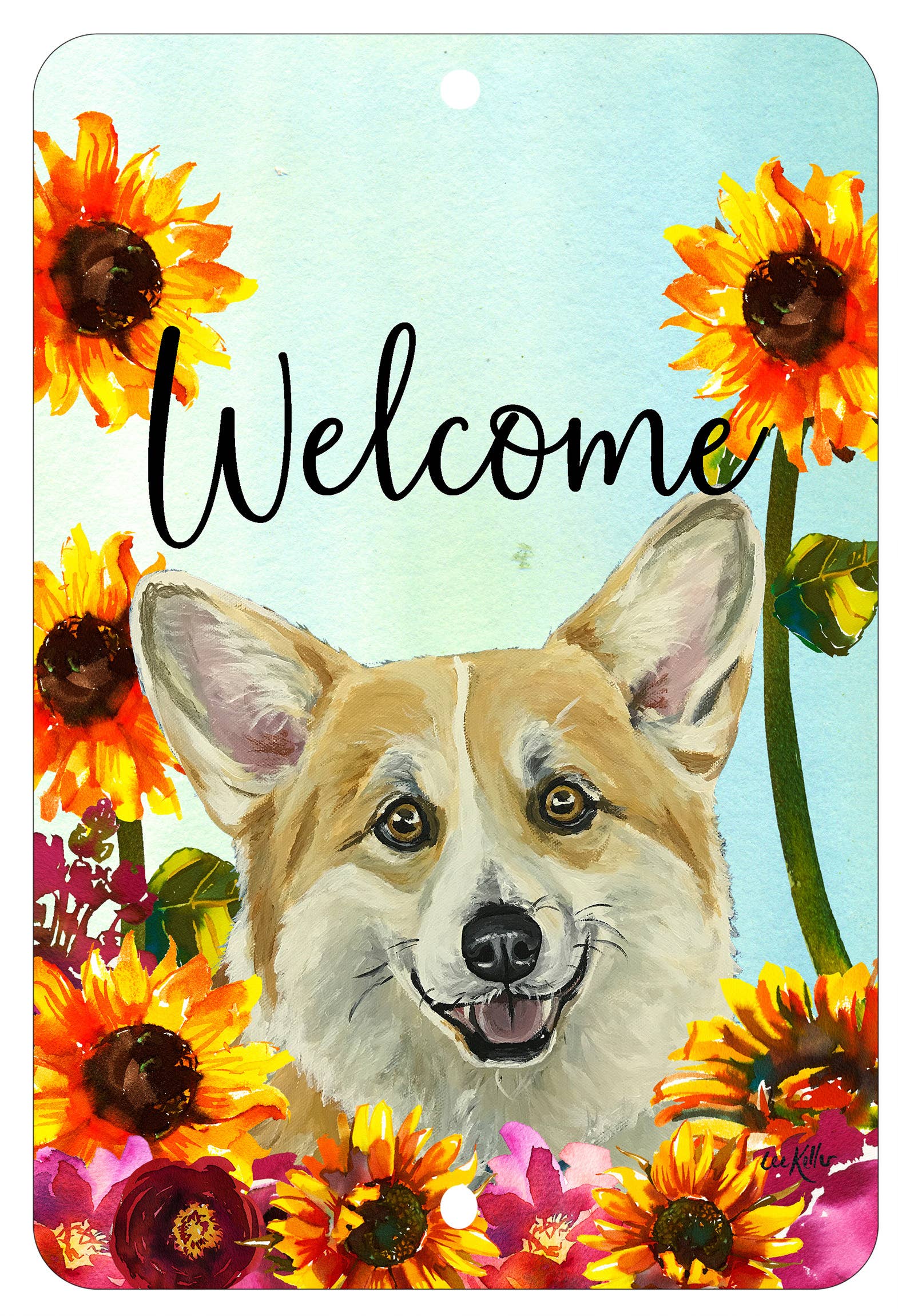 Corgi - HHW Outdoor Aluminum Sign