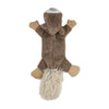 Stuffless Squirrel Squeaker Dog Toy