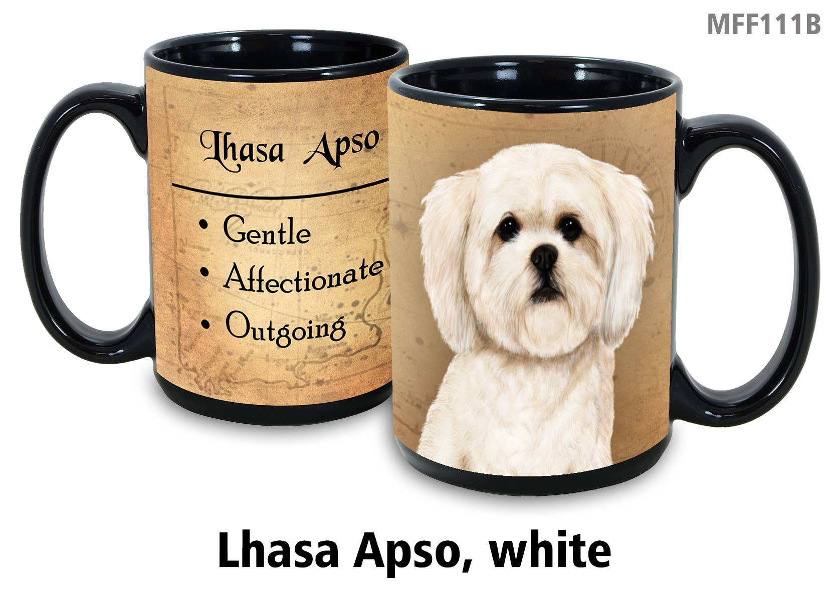 Lhasa Apso-White Mug Coffee Cup