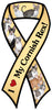 Cornish Rex Ribbon Car Trunk Magnet