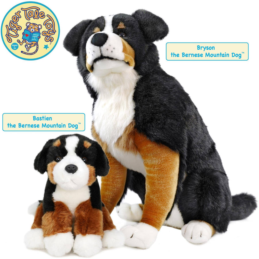 Plush Bernese Mt. Dog Bastien The Bernese Mountain Dog Stuffed Animal Plush