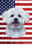 Maltese All-American III Garden Flag