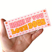 Cute Pink Dog Bumper Sticker - Honk if You Love Dogs