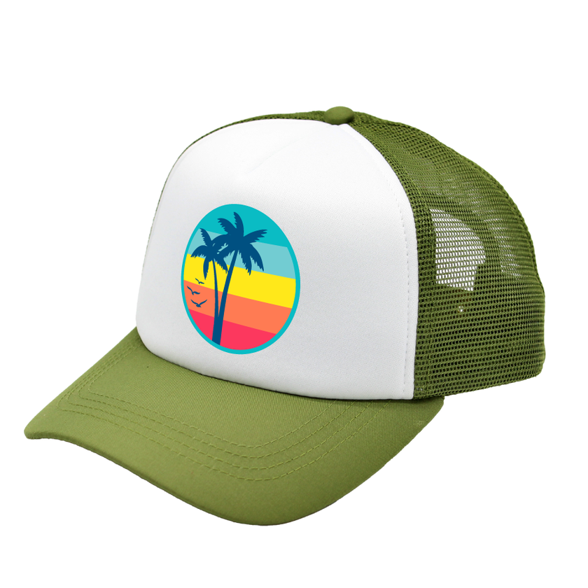 Trucker Hat for Dogs/Cats- Palm Trees