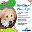 Snowflake Nylon Dog Chew Toy for Aggressive Chewers Dog Toy