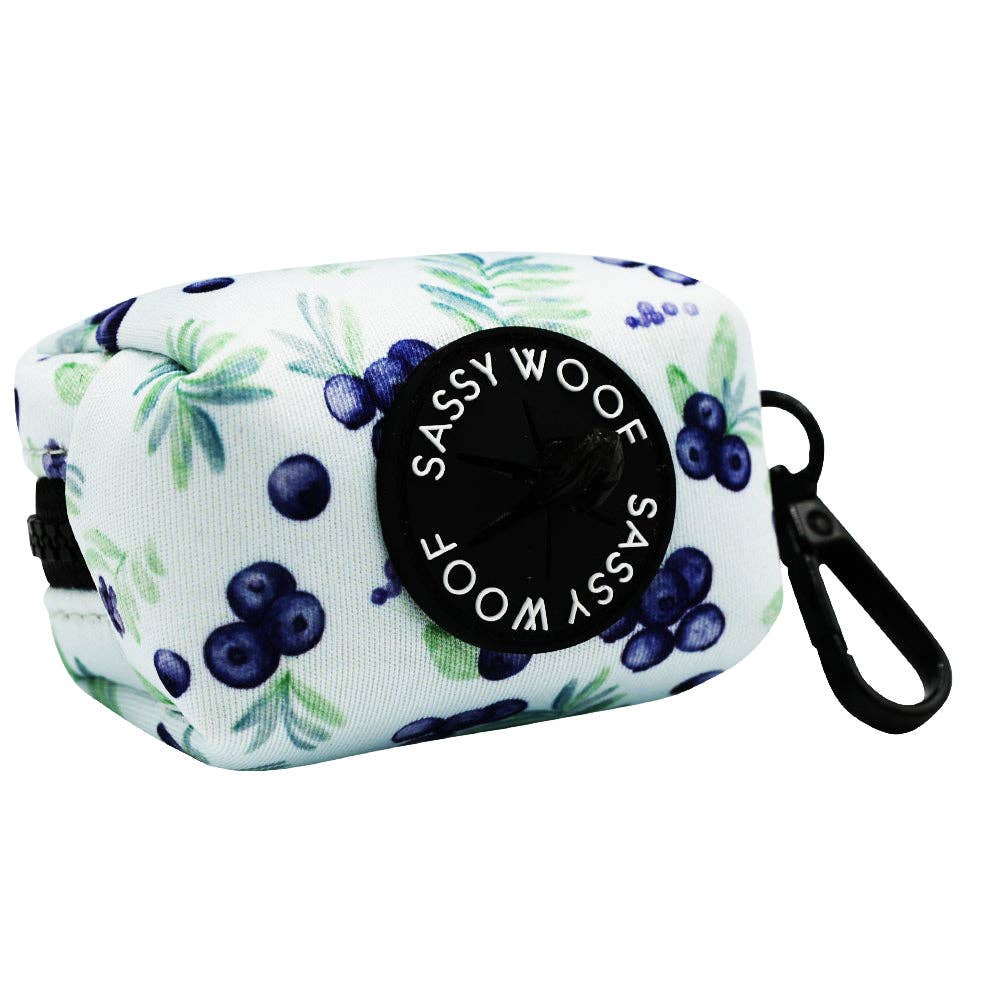 Dog Waste Bag Holder Berry Sassy Fruits With Clasp