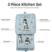 Husky, oven mitt set