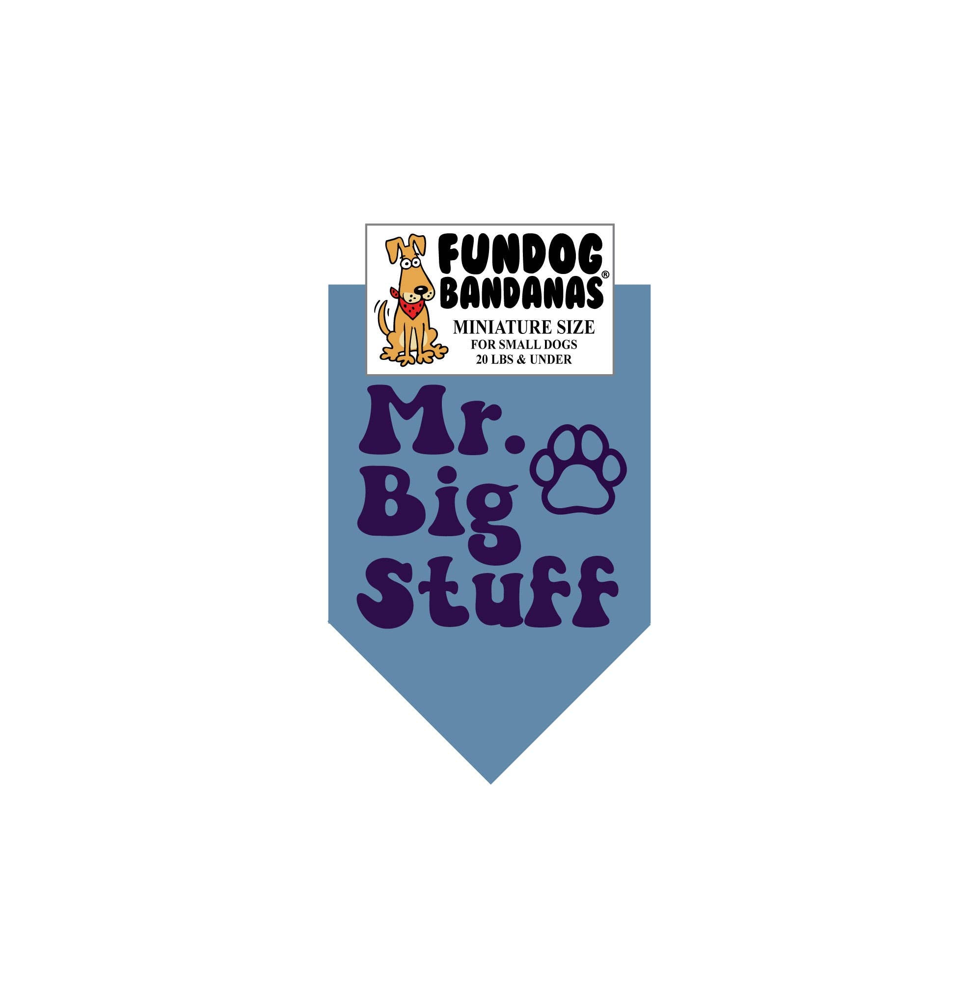 Mr Big Stuff Dog Bandana