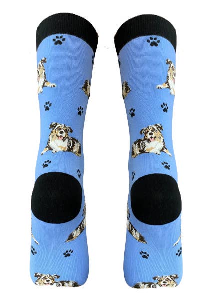 Australian Shepherd Dog Socks-Unisex