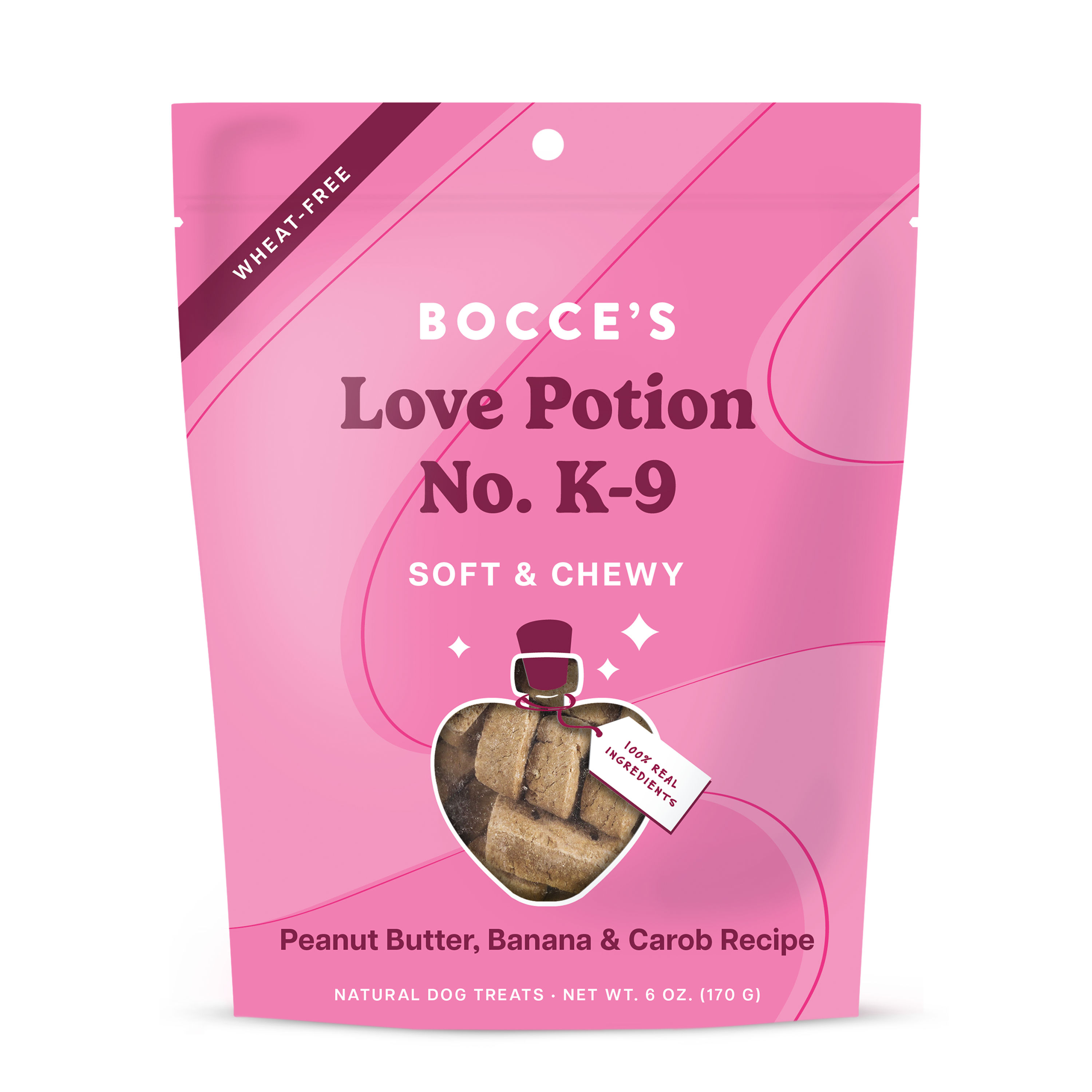 Bocce's Bakery Love Potion No. K-9, Soft & Chewy, 6oz