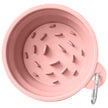 Travel Slow Feeder Dog Bowl with Non-Slip Suction Bottom