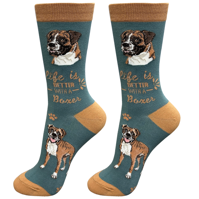 Boxer Dog Socks Unisex
