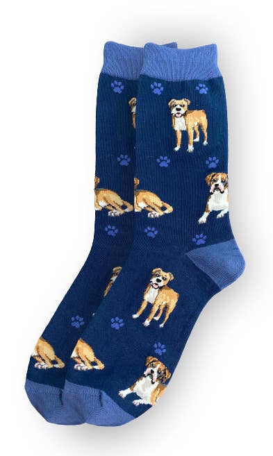 Boxer Socks - Fun Novelty Dog Socks - Unisex