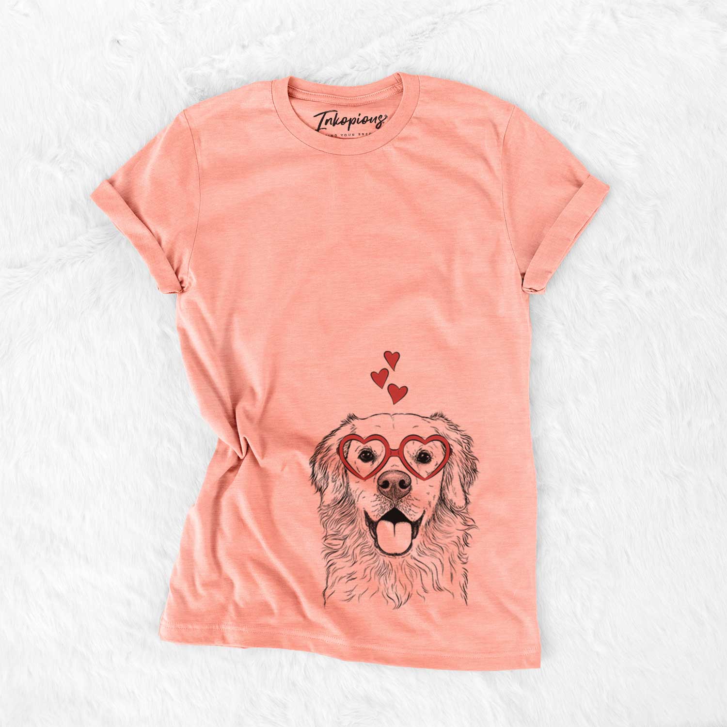 Golden Retriever Tee- Juniper