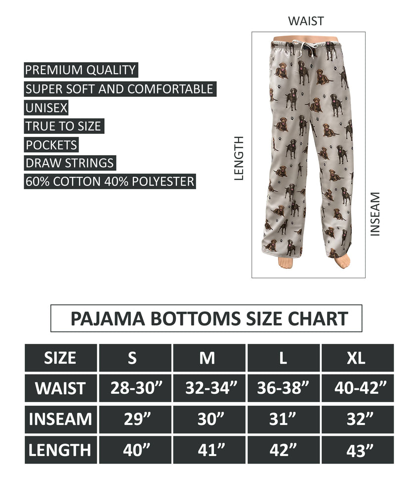 Labrador Chocolate Pajama Bottoms