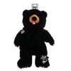 Stuffless Black Bear Squeaker Dog Toy