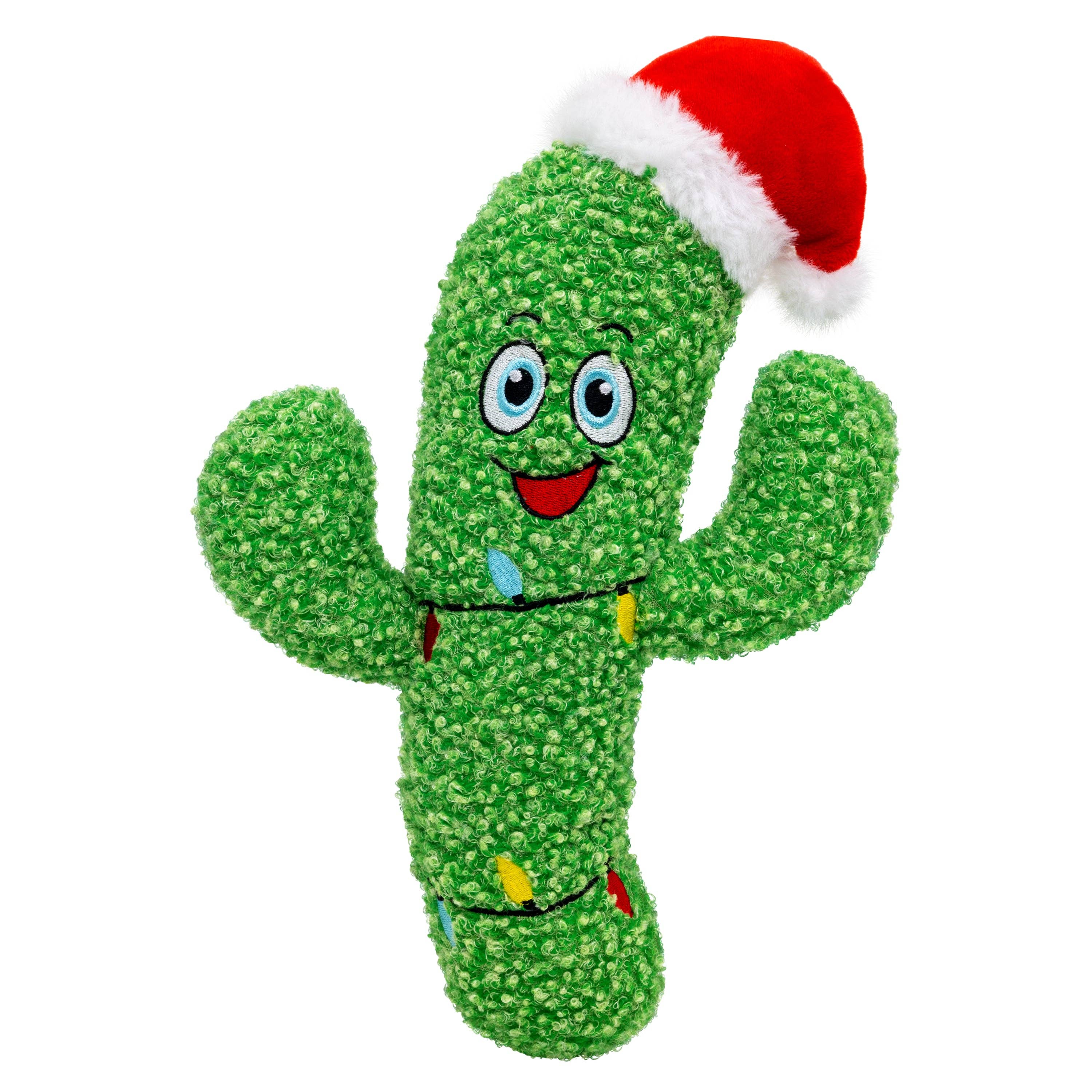 KONG Holiday Kickeroo® Santa Cactus Christmas Cat Toy
