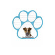 Jack Russell Paw Print Note Pad