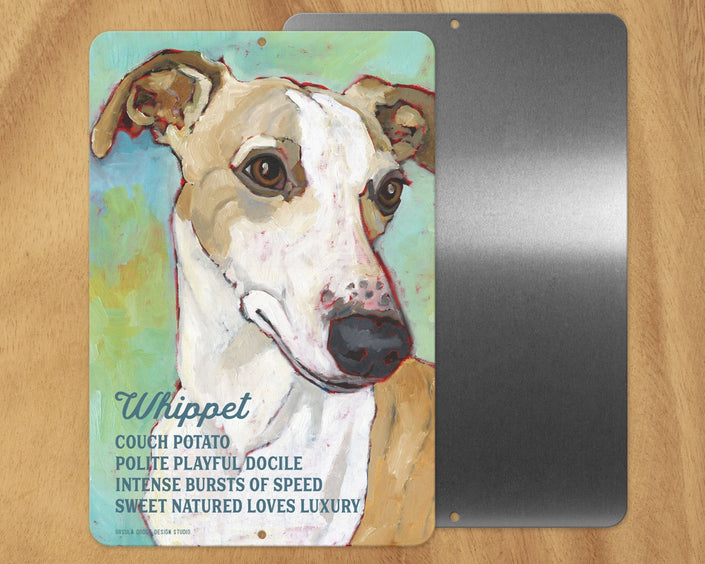 Whippet -UD Metal Sign