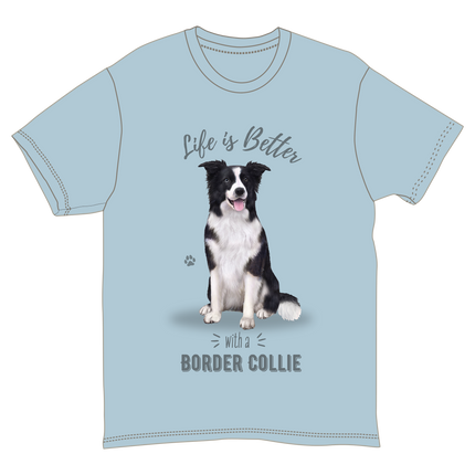 Border Collie Dog Tee Shirt Unisex