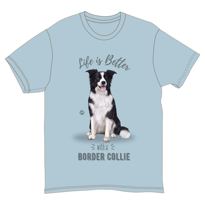 Border Collie Dog Tee Shirt Unisex