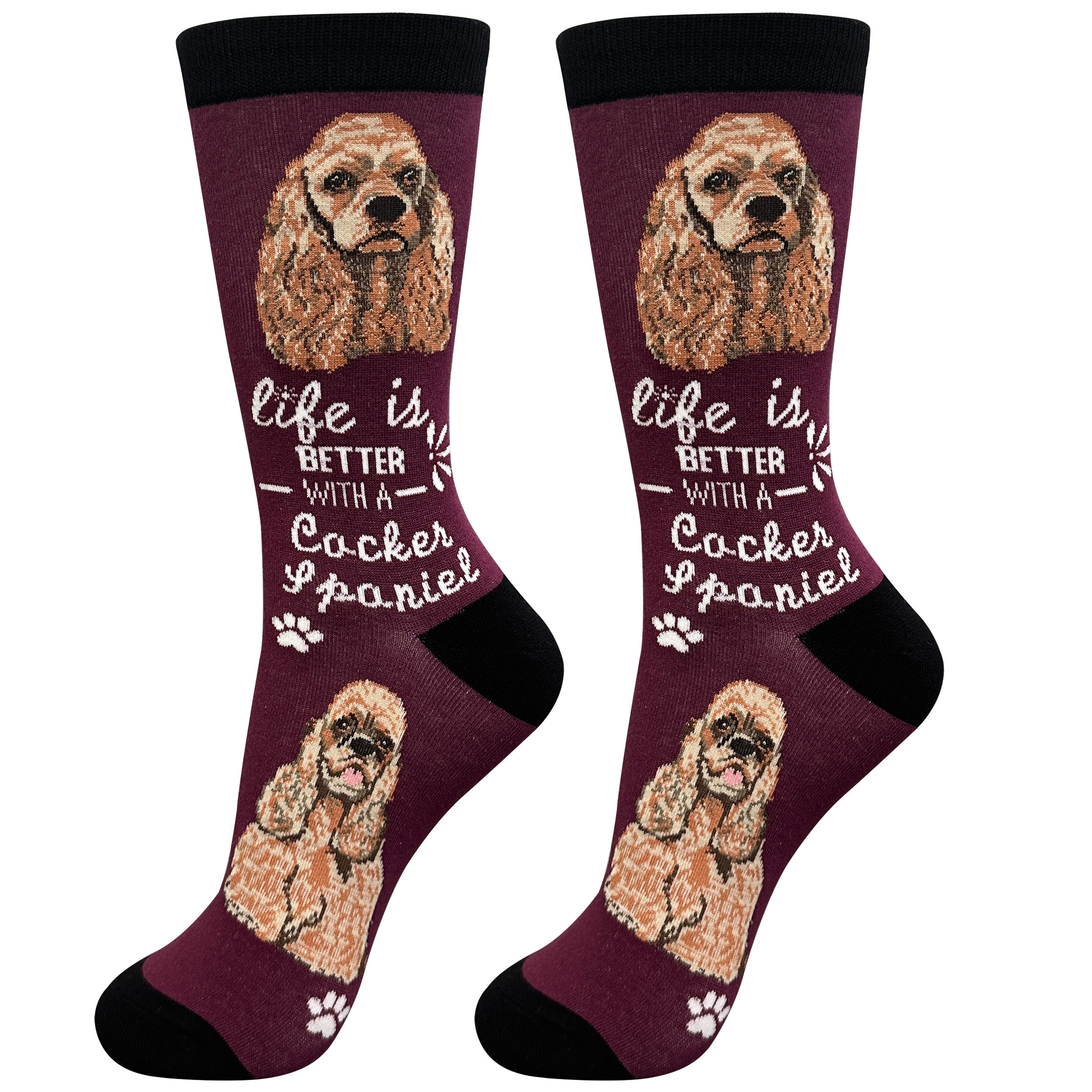 Cocker Spaniel Dog Socks Unisex