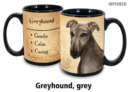 Greyhound Grey Mug Coffee Cup