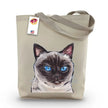 Siamese Cat Shopping Bag, Cat Tote Bag