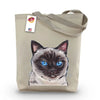 Siamese Cat Shopping Bag, Cat Tote Bag